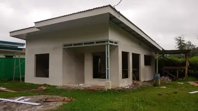 Obra de casa residencial en construcción por ConstruHomesCR en San Carlos, Costa Rica